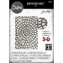 Sizzix Tim Holtz MOSAIC 3D Texture Fades Embossing Folder 666156