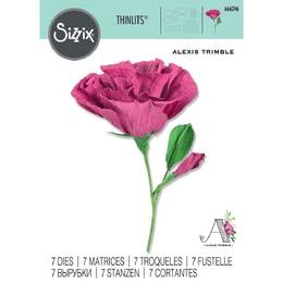 Sizzix Thinlits Die Set 7PK - Lisianthus by Alexis Trimble 666246