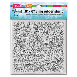Stampendous Cling Stamp - Bird and Berries