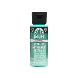 Plaid FolkArt Metallic 2oz/ 59ml - Aquamarine
