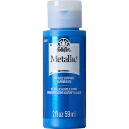 Plaid FolkArt Metallic 2oz - Blue Sapphire 900026-656