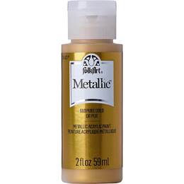 Plaid FolkArt Metallic 2oz - Pure Gold 900026-660