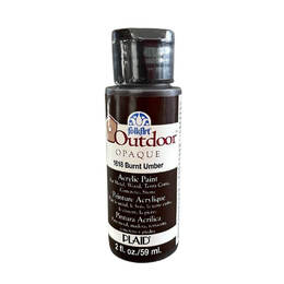 Plaid FolkArt Outdoor Opaque 2oz/ 59ml - Burnt Umber