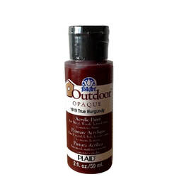 Plaid FolkArt Outdoor Opaque 2oz/ 59ml - True Burgundy