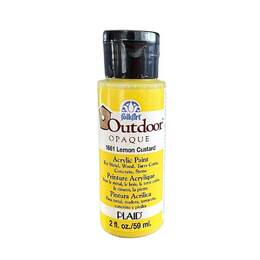 Plaid FolkArt Outdoor Opaque 2oz/ 59ml - Lemon Custard
