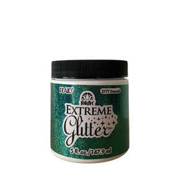 Plaid FolkArt Extreme Glitter 5oz - Emerald