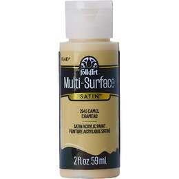 Plaid FolkArt Multi-Surface Satin Acrylic Paint 2oz - Camel