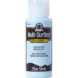 Plaid FolkArt Multi-Surface Satin Acrylic Paint 2oz - Sky Mist