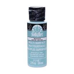 Plaid FolkArt Multi-Surface Satin Acrylic Paint 2oz - Sky Blue