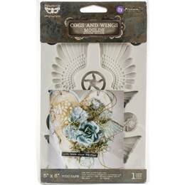 PRIMA Finnabair DECOR MOULDS 5"x8" - Cogs & Wings