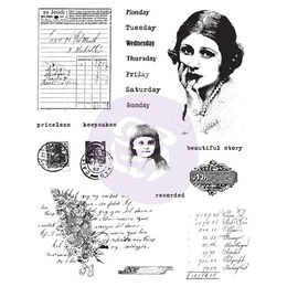 Finnabair Cling Stamps 6"X7.5" - Beautiful Story 967017