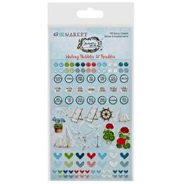 49 And Market Epoxy Stickers - Wishing Bubble, Summer Porch