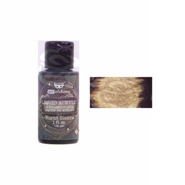 Finnabair Art Alchemy Liquid Acrylic Paint 1 Fluid Oz - Burnt Sienna