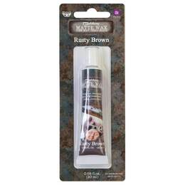 Finnabair Art Alchemy Matte Wax .68 Fluid Ounce - Rusty Brown