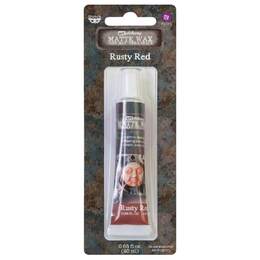 Finnabair Art Alchemy Matte Wax .68 Fluid Ounce - Rusty Red