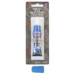 Finnabair Art Alchemy Matte Wax .68 Fluid Ounce - Faded Denim