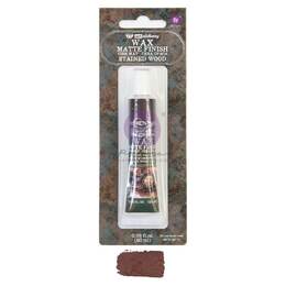 Finnabair Art Alchemy Matte Wax .68 Fl Oz - Stained Wood