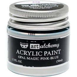Finnabair Art Alchemy Opal Magic Acrylic Paint 1.7 Fl Oz - Blue/Pink