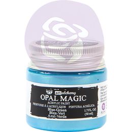 Finnabair Art Alchemy Opal Magic Acrylic Paint 1.7 Fl Oz - Blue/Green