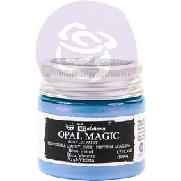 Finnabair Art Alchemy Opal Magic Acrylic Paint 1.7 Fl Oz - Blue/Violet