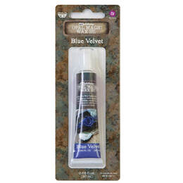 Finnabair Art Alchemy Opal Magic Wax 0.68 oz - Blue Velvet