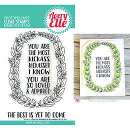 Avery Elle Clear Stamp - Loved & Admired AE1811