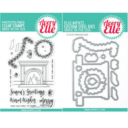 Avery Elle Clear Dies & Stamps Bundle - Fireside 1825