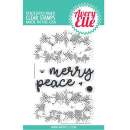 Avery Elle Clear Stamp - Peaceful Pines AE1828