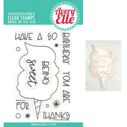 Avery Elle Clear Stamp - Cotton Candy AE1903