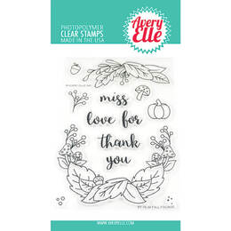 Avery Elle Clear Stamp - Fall Foliage AE1934