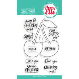 Avery Elle Clear Stamp - Cherry On Top AE2142