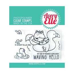 Avery Elle Clear Stamp - Make A Splash AE2217