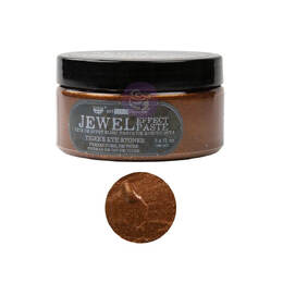 Finnabair Art Extravagance Jewel Texture Paste 100ml Jar - Tiger's Eye Stones