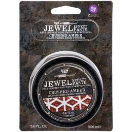 Finnabair Art Extravagance Jewel Texture Paste 100ml Jar - Crushed Amber