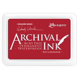 Wendy Vecchi Archival Ink Pad - Red Geranium AID38993