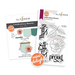 Altenew Stamp & Die Set - Mini Delight: Celebratory Banner ALT10568BN
