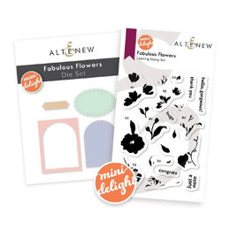 Altenew Stamp & Die Set - Mini Delight: Fabulous Flowers ALT10774BN