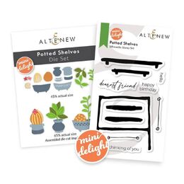 Altenew Stamp & Die Set - Mini Delight: Potted Shelves ALT10824BN