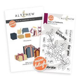 Altenew Stamp & Die Set - Mini Delight: Time to Celebrate ALT10897BN