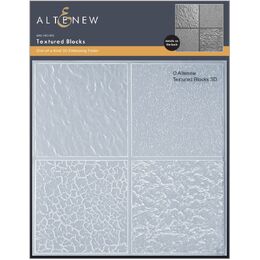 Altenew 3D Embossing Folder - Textured Blocks ALT11226