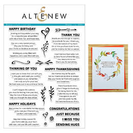 Altenew Clear Stamps - Beautiful Inside ALT1760