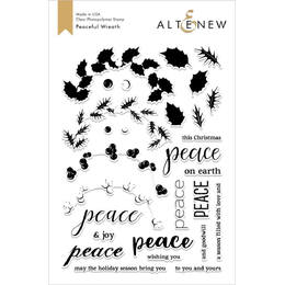 Altenew Clear Stamps - Peaceful Wreath Stamp Set - ALT2689