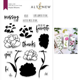 Altenew Clear Stamps - Playful Blooms Stamp Set - ALT2692