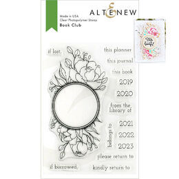 Altenew Clear Stamps - Book Club