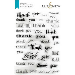 Altenew Clear Stamps - Thank You Builder ALT3157