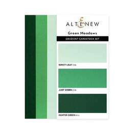 Altenew Gradient Cardstock Set - Green Meadows