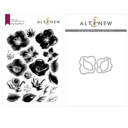 Altenew Clear Stamps and Dies Set - Zig Zag Floral