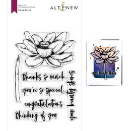 Altenew Clear Stamps - Inked Lotus ALT4124