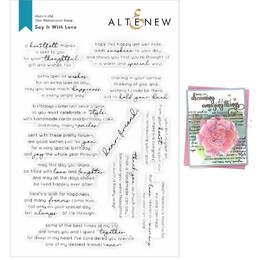 Altenew Clear Stamps - Say It With Love ALT4215
