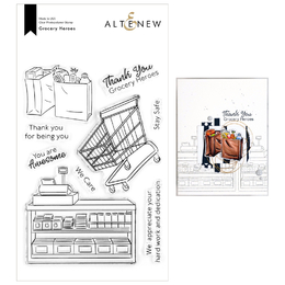Altenew Clear Stamps - Grocery Heroes ALT4298
